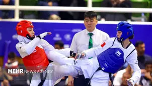 ساینا کریمی به نیمه نهایی تکواندو رسید

