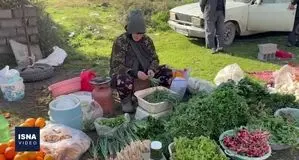 حال و هوای شب یلدا در یک بازارچه محلی در مازندران+ ویدئو