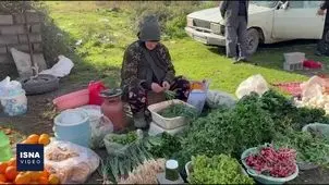 حال و هوای شب یلدا در یک بازارچه محلی در مازندران+ ویدئو