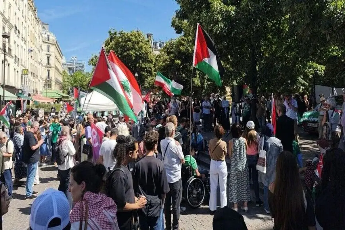 تظاهرات حامیان فلسطین در سوئد و فرانسه