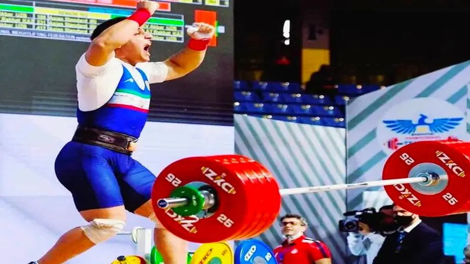 وزنه‌بردار ایرانی رکورد جهان را شکست!
