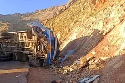 سقوط مرگبار مینی‌بوس در ورزقان/ ۶ کشته و ۱۱ مصدوم