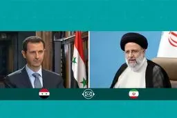گفت‌وگوی تلفنی مهم رئیسی و بشار اسد درباره جنگ غزه

