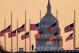 Trump fumes over half-mast US flags at his inauguration