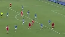 گل اول آرسنال به ناپولی+ویدئو