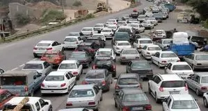بسته شدن موقت جاده چالوس/ تردد از تهران به مرزن‌آباد ممنوع شد
