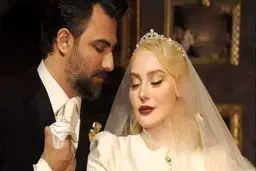 آرام جعفری مجبور شد درباره لباس عروسش توضیح دهد! + عکس