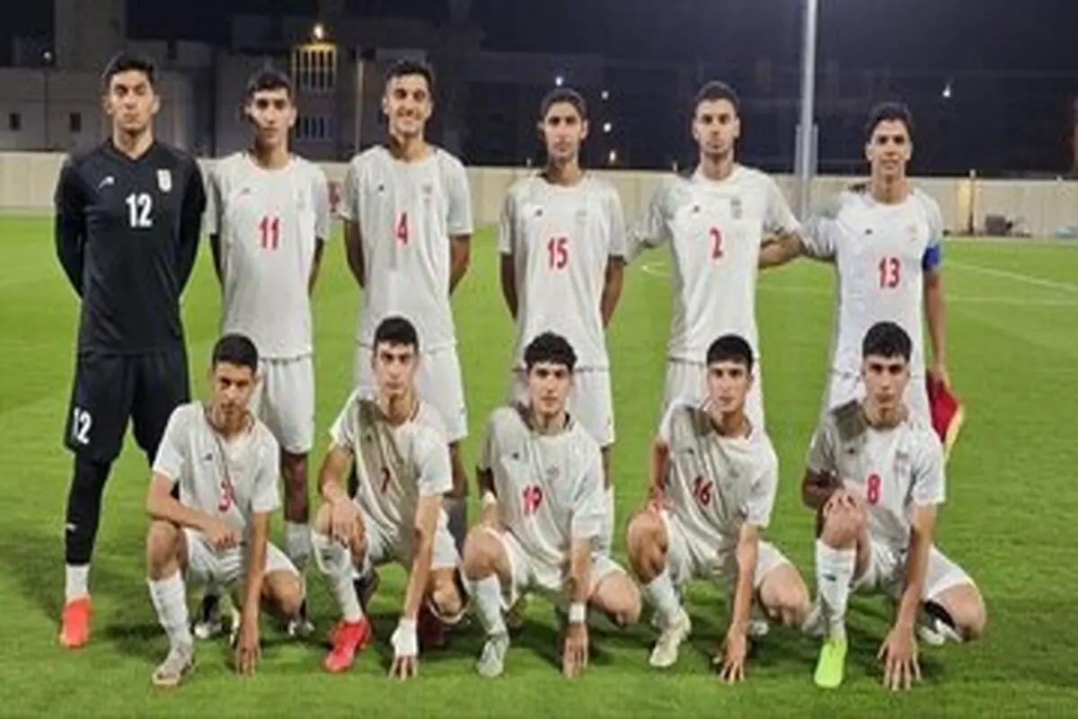 تساوی تیم ملی نوجوانان ایران در آسیا 