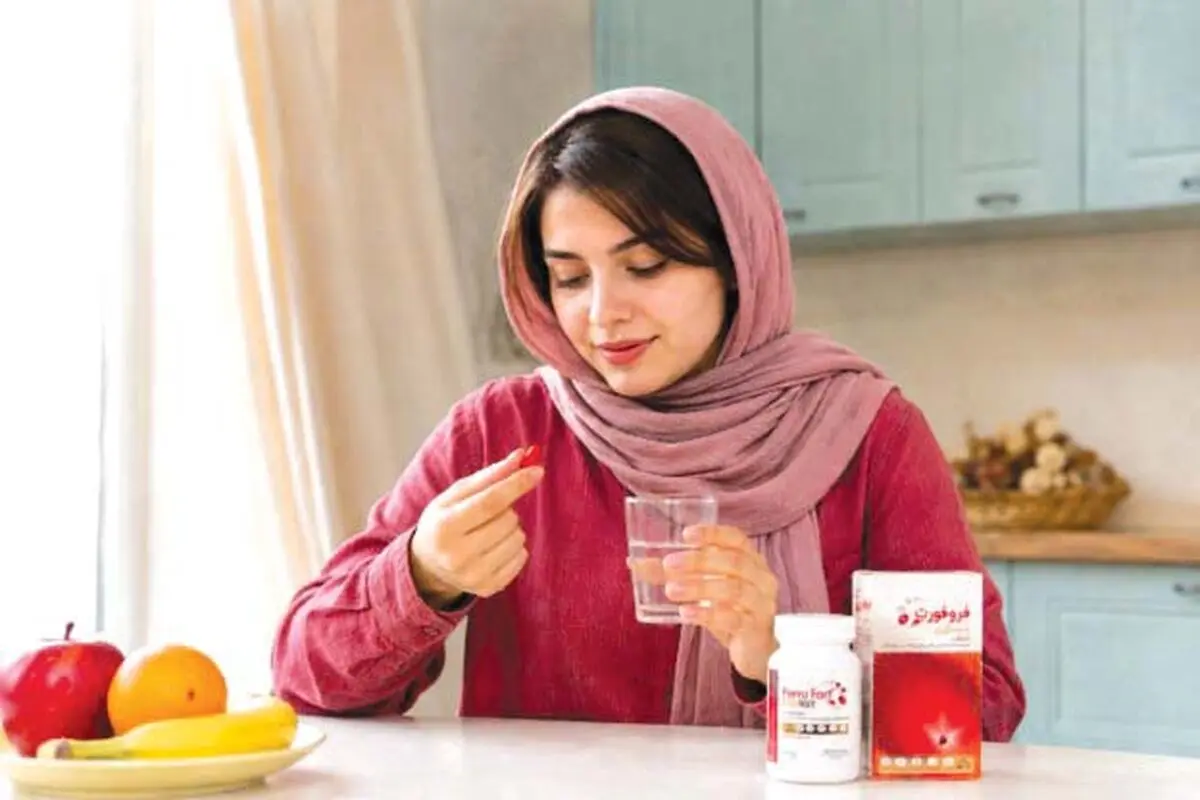 مصرف مکمل آهن سازگار با بهداشت پریود