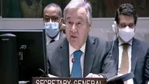 UN chief stresses removing unilateral US sanctions agst. Iran