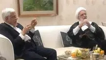 دیدار عارف با کروبی در حصر