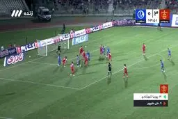 گل اول استقلال خوزستان به پرسپولیس؛ گل به خودی
