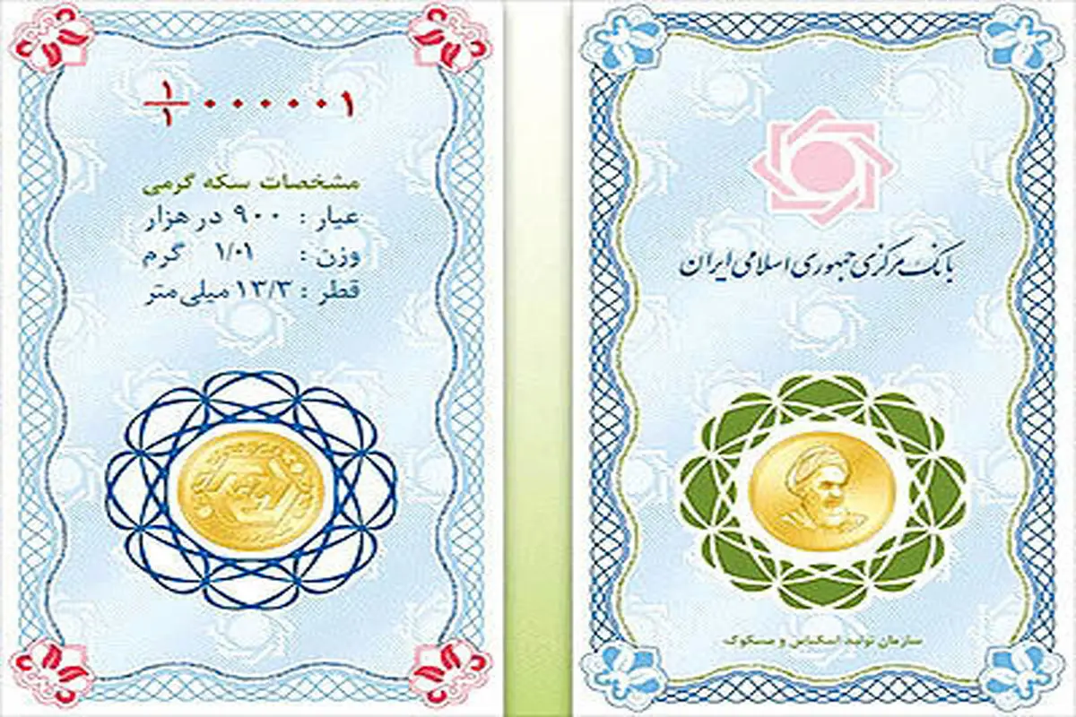 قیمت سکه یک گرمی؛ صبحگاه پنج‌شنبه دوم اسفند