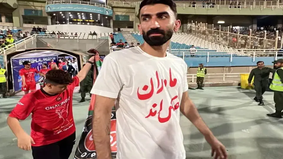 واکنش بیرانوند به فحاشیها در جشن قهرمانی تراکتور + عکس