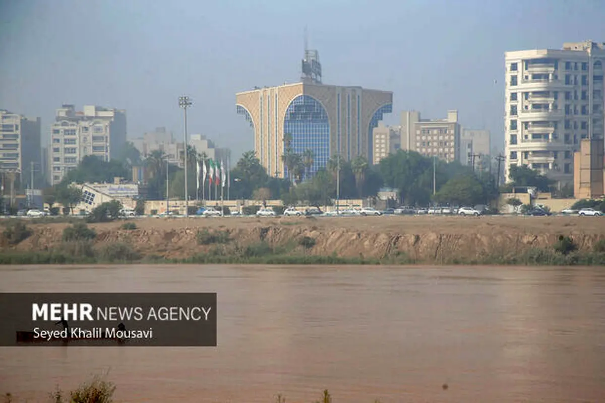 شاخص آلودگی هوای خوزستان امروز یکشنبه ۲۳ آذر ۱۴۰۴