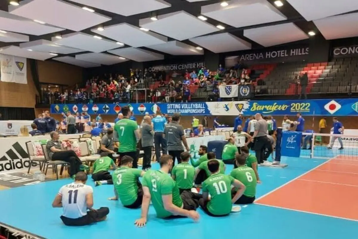 منتخب ایران للکرة الطائرة جلوس یفوز على نظیره العراقی فی بطولة العالم