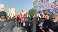حضور محمد مخبر در مراسم تشییع شهدای اقتدار + عکس 
