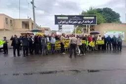 تجمع بازنشستگان تأمین اجتماعی در شوش و اهواز