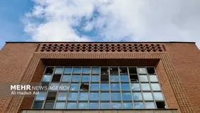 آثار جنگ بر دانشگاه علم و صنعت + عکس