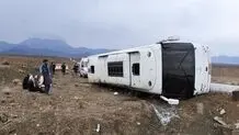 آخرین وضعیت مصدومان حادثه واژگونی اتوبوس کرمان- مشهد
