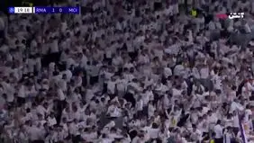 گل اول رئال مادرید به منچسترسیتی+ ویدئو