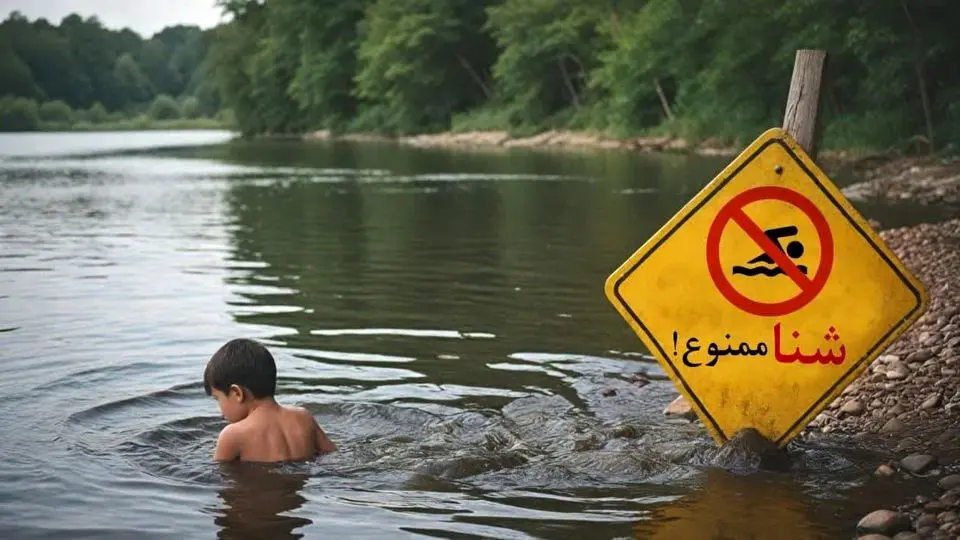 خطر غرق شدگی و پرهیز ازشنا کردن در رودخانه های البرز