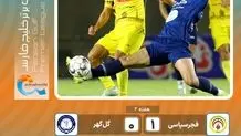 خلاصه بازی فجرسپاسی 1 - گل گهر 0
