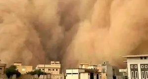 طوفان و گرد و غبار شدید در پرو/ سرعت باد به 50 کیلیومتر در ساعت می رسد + ویدئو