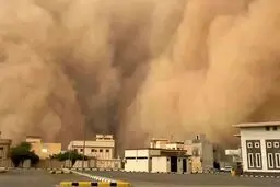 طوفان و گرد و غبار شدید در پرو/ سرعت باد به 50 کیلیومتر در ساعت می رسد + ویدئو