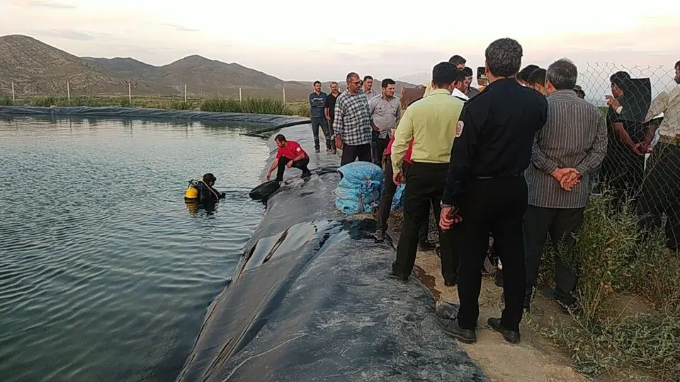 فوت جوان ۱۹ ساله بر اثر غرق شدگی در استخر کشاورزی