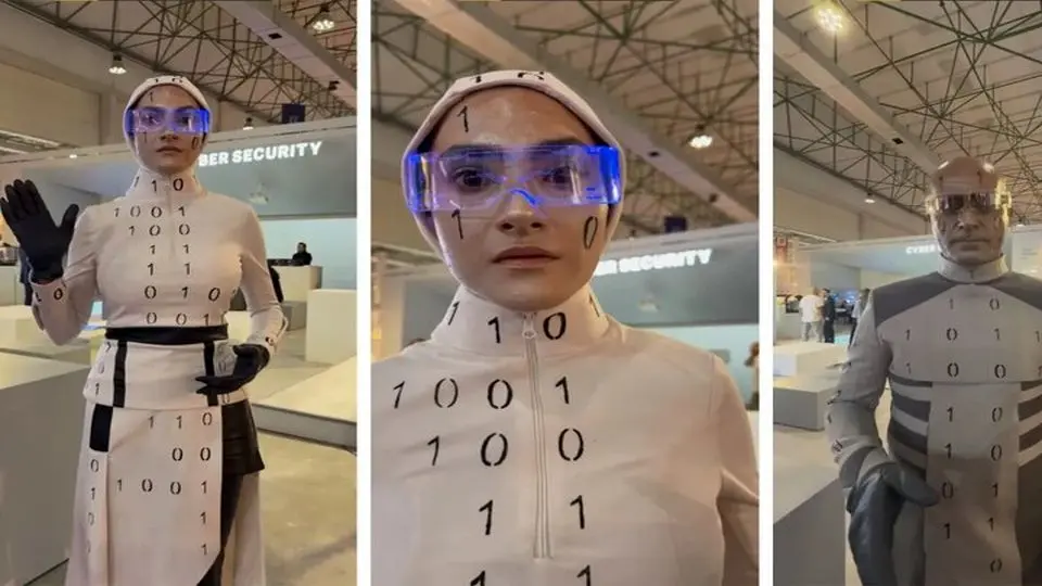 مورد عجیب نمایشگاه اینوکس کیش/ انسان‌ها به جای ربات جا زده شدند + عکس و ویدیو