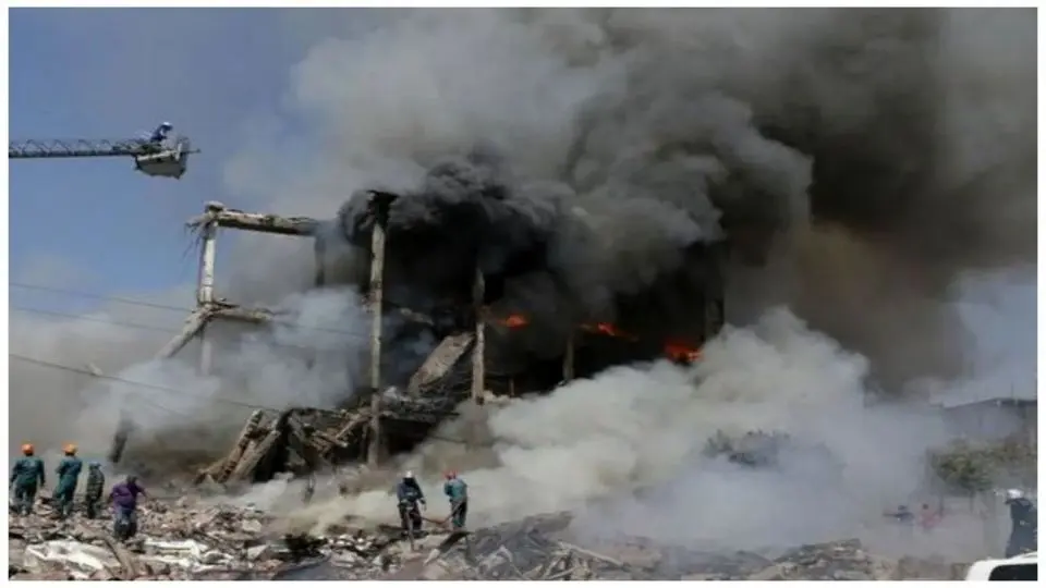 انفجار در ساختمان دانشگاه دولتی ایروان 