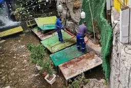 تخت‌های دربند جمع شد 