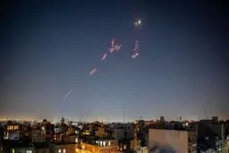 شلیک ممتد پدافند در غرب تهران