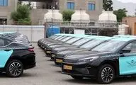 تاکسی های برقی اصفهان رونمایی شد 