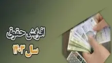 حداقل حقوق کارمندان، بازنشستگان و سربازان در سال ۱۴۰۳ مشخص شد