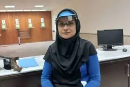 الرامیة الایرانیة "نسرین شاهی" تتأهل الى بارالمبیک باریس2024