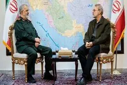 در جلسه فرمانده کل سپاه و دبیر شورای عالی امنیت ملی چه گذشت + جزئیات
