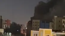 آتش سوزی مهیب  در نجف
