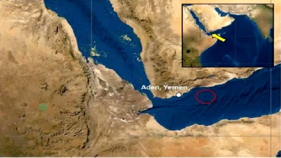 حمله موشکی به کشتی آمریکایی در سواحل یمن