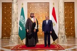 محمد بن سلمان به مصر رفت
