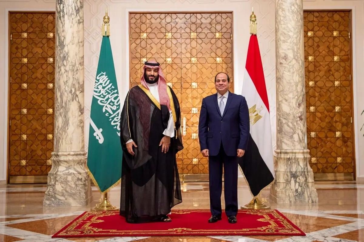 محمد بن سلمان به مصر رفت