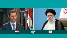 Raeisi felicitates Assad on Syrian National Day