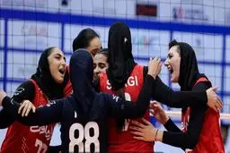 منتخب سیدات ایران یتصدر دوری أمم آسیا الوسطى للکرة الطائرة
