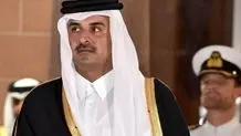 امیر قطر با مکرون ملاقات کرد