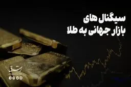 سیگنال های بازار جهانی به طلا