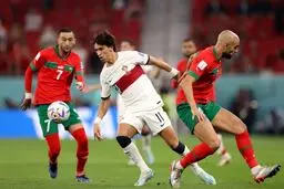 بازی مراکش و پرتغال از نگاه آمار