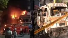 ۱۰ نوزاد در آتش سوزی یک بیمارستان در هند جان سپردند
