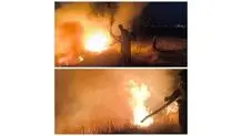 ماجرای آتش‌سوزی در بیستون چه بود؟
