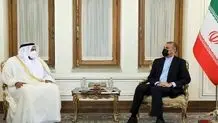 خلال لقاء وزیر الخارجیة الإیرانی.. أمیر قطر: العلاقات بین طهران والدوحة لم تکن قریبة إلى هذا الحد من قبل